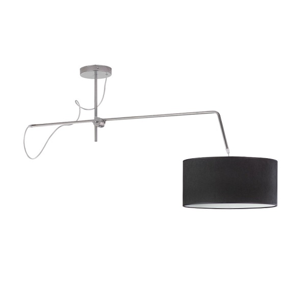 Lampa welurowa ze złotą amplą RIO VELUR  Lysne