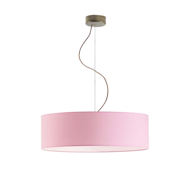 Lampa wisząca do pokoju dziecięcego HAJFA fi - 60 cm - kolor jasny różowy  Lysne