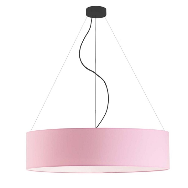 Żyrandol dla dziewczynki PORTO fi - 80 cm - kolor jasny różowy  Lysne