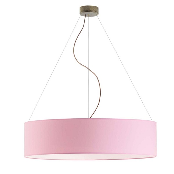 Żyrandol dla dziewczynki PORTO fi - 80 cm - kolor jasny różowy  Lysne