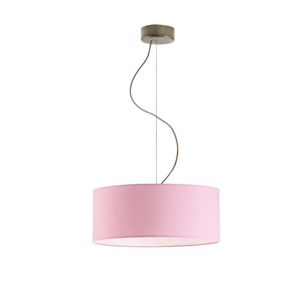 Żyrandol dla dziewczynki HAJFA fi - 40 cm - kolor jasny różowy  Lysne