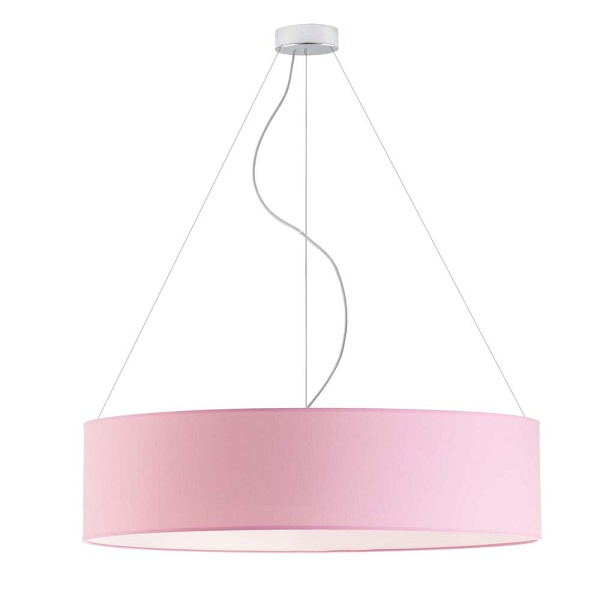 Żyrandol dla dziewczynki PORTO fi - 80 cm - kolor jasny różowy  Lysne