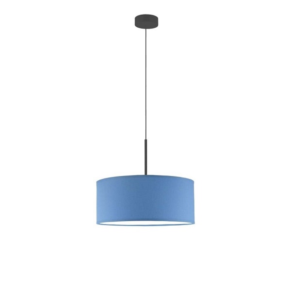 Lampa wisząca do pokoju dziecięcego fi - 40 cm - kolor niebieski  Lysne