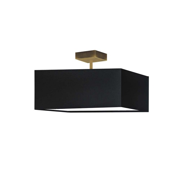 Żyrandol do sypialni ALBA - kolor czarny  Lysne