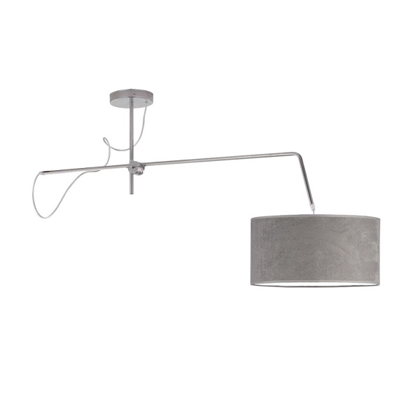 Lampa Welurowa  sufitowa z regulowanym ramieniem  RIO VELUR  Lysne