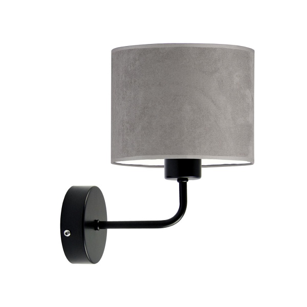 Kinkiet na białym stelażu MODENA VELUR  Lysne