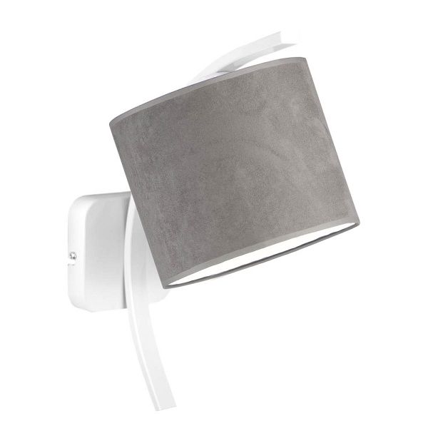 Kinkiet do sypialni nad łóżko TEKSAS VELUR  Lysne