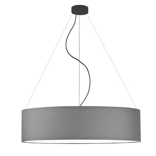 Lampa Geometryczna  wisząca PORTO fi - 80 cm - kolor szary stalowy  Lysne
