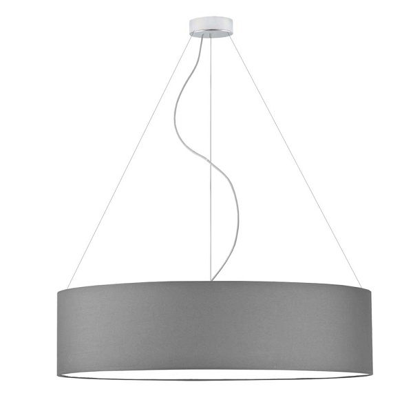 Lampa Geometryczna  wisząca PORTO fi - 80 cm - kolor szary stalowy  Lysne