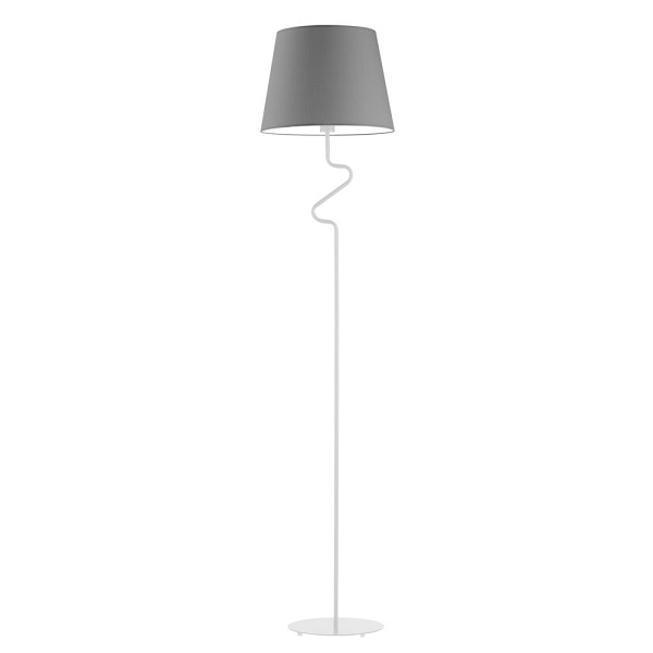 Lampa Szara  podłogowa FOGO  Lysne