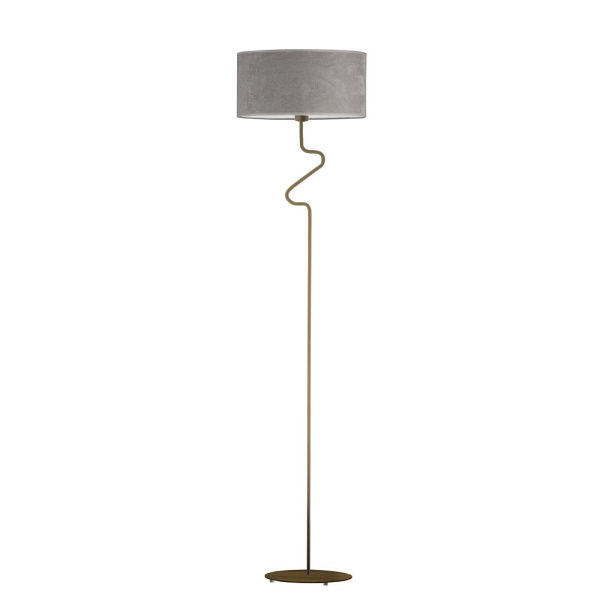 Lampa Nowoczesna  stojąca MORONI VELUR  Lysne