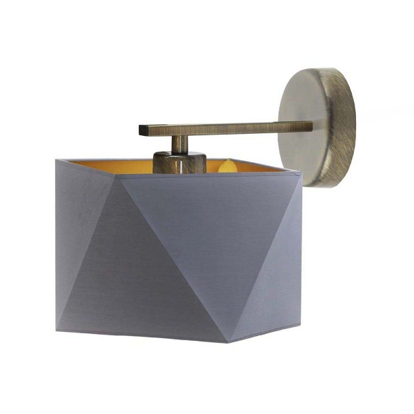 Kinkiet Nowoczesny  PATNA GOLD  Lysne