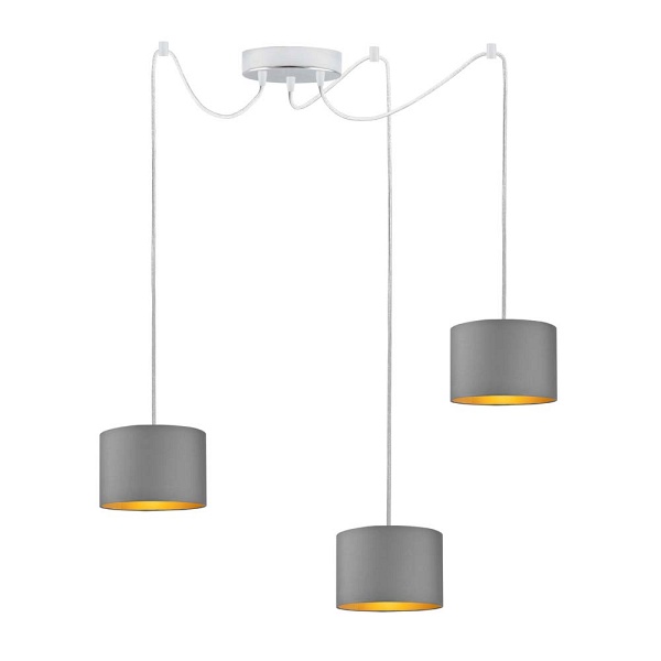 Żyrandol pająk WAIKIKI W3 GOLD  Lysne