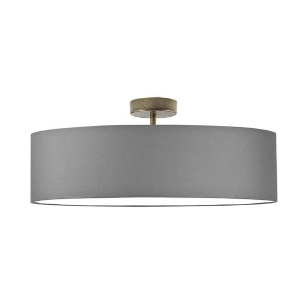 Żyrandol do pokoju WENECJA fi - 60 cm - kolor szary  Lysne