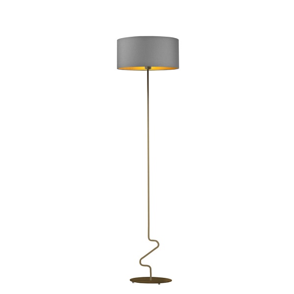 Lampa Designerska  podłogowa do sypialni BOLIVIA GOLD  Lysne