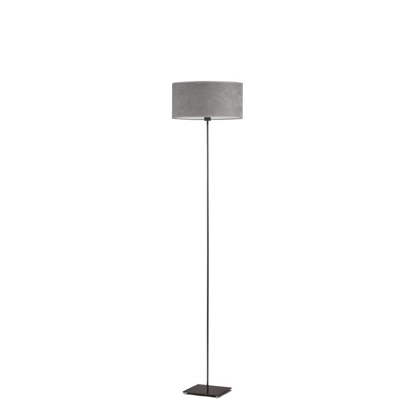 Lampa Elegancka  stojąca na chromowanym stelażu MEKSYK VELUR   Lysne