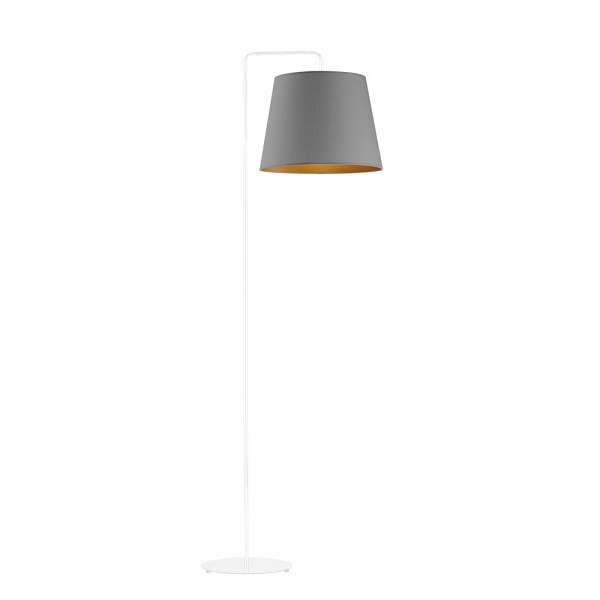 Lampa Designerska  stojąca do sypialni RIJAD GOLD  Lysne