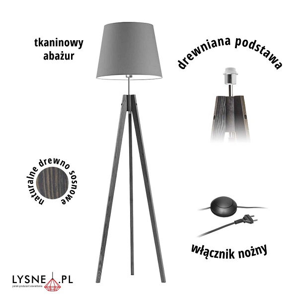 Lampa Statywowa  stojąca ARUBA  Lysne
