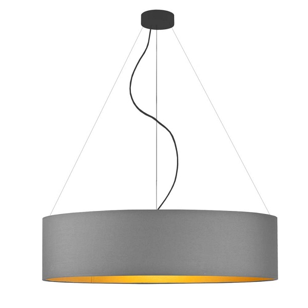 Lampa wisząca nad stół PORTO GOLD fi - 80 cm   Lysne