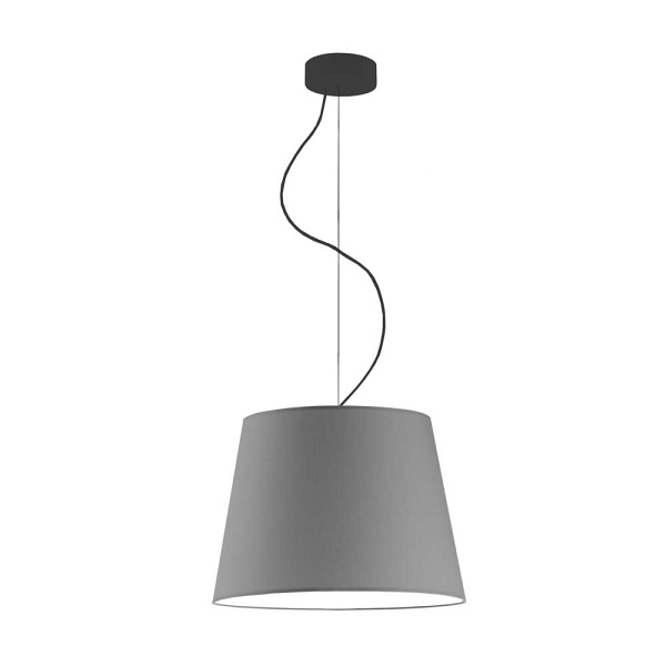 Lampa sufitowa do sypialni TUNIS - kolor szary  Lysne