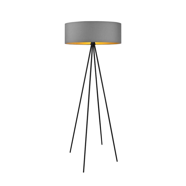 Lampa stojąca do salonu IBIZA GOLD  Lysne