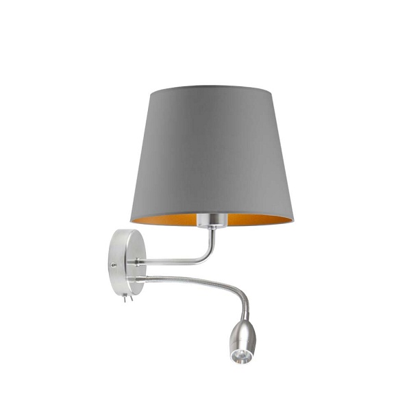 Oświetlenie ścienne z panelem LED IMPERIA GOLD  Lysne