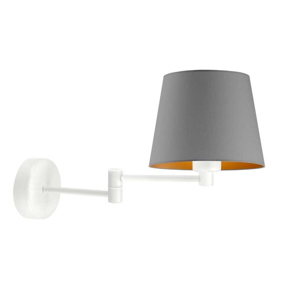 Lampa Nowoczesna  ścienna do sypialni LUGO GOLD  Lysne