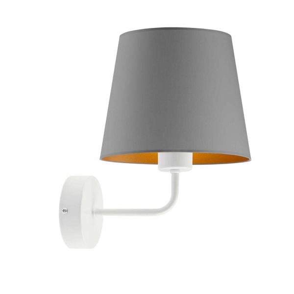 Kinkiet Biały  RIMINI GOLD  Lysne