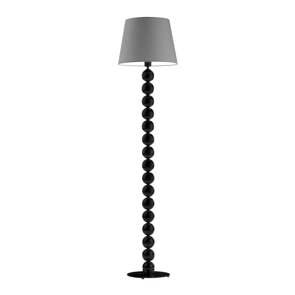 Lampa stojąca podłogowa BANGKOK Zielen butelkowa/Czarny  Lysne