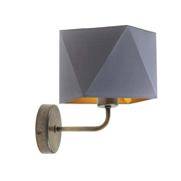 Oprawa ścienna do salonu TURYN GOLD  Lysne