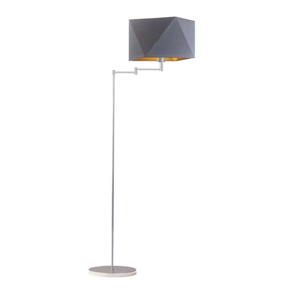 Lampa podłogowa do czytania SANTIAGO GOLD  Lysne