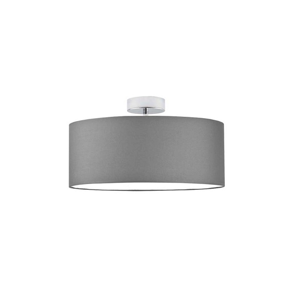 Lampa Designerska  plafonowa WENECJA fi - 40 cm - kolor szary stalowy  Lysne