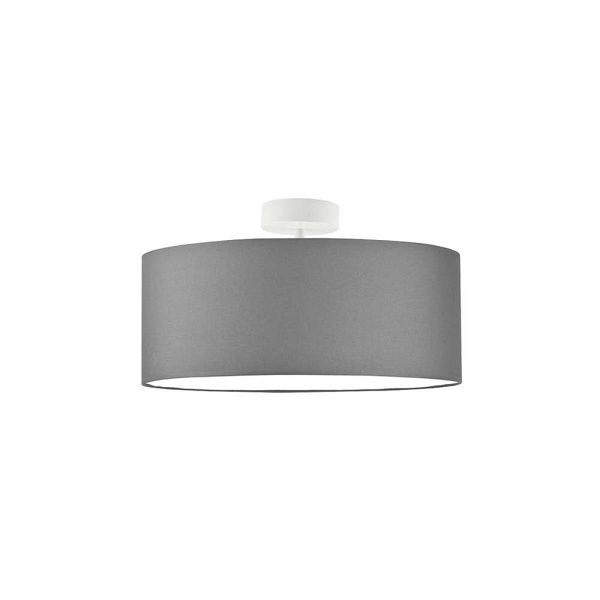 Lampa Designerska  plafonowa WENECJA fi - 40 cm - kolor szary stalowy  Lysne