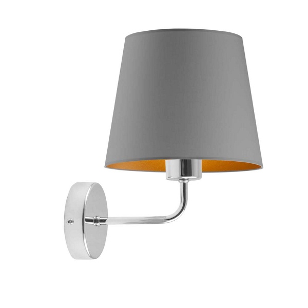 Kinkiet do biura na ścianę RIMINI GOLD  Lysne