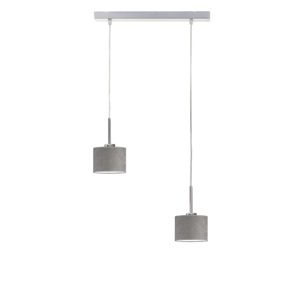Lampa Czarna  sufitowa 2 - punktowa MONTANA VELUR  Lysne