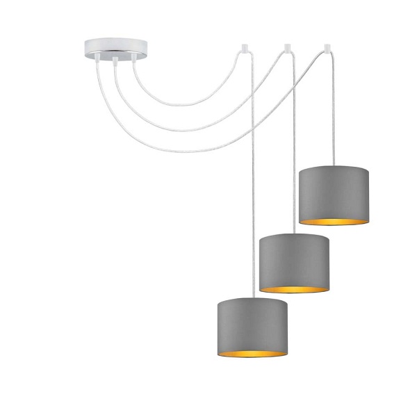 Żyrandol pająk WAIKIKI W3 GOLD  Lysne