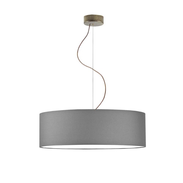 Lampa Stylowa  wisząca do jadalni HAJFA fi - 60 cm - kolor szary stalowy  Lysne