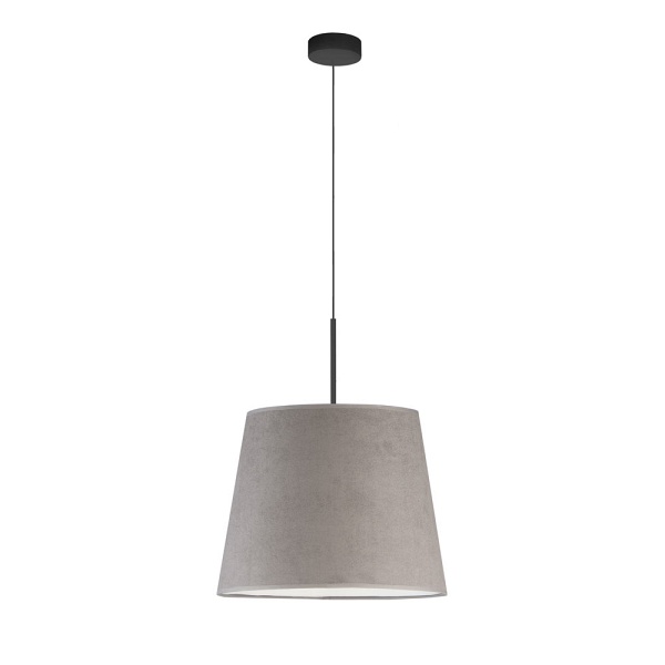 Lampa Nowoczesna  wisząca SARI VELUR - kolor szary  Lysne