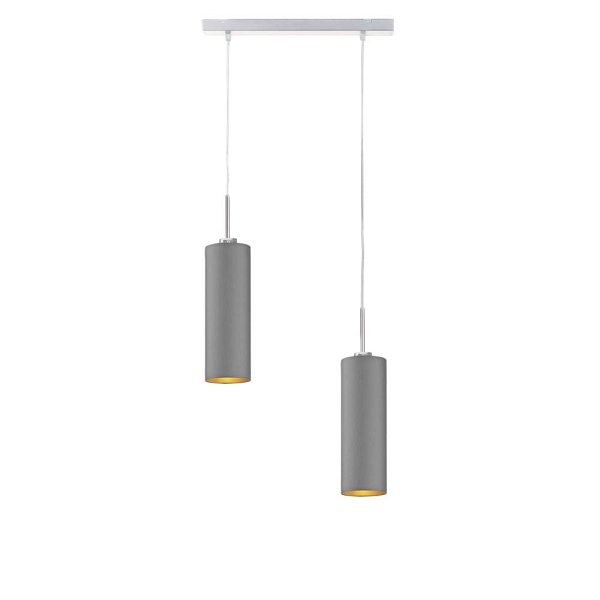 Żyrandol Dwupłomienny żyrandol MADERA GOLD  Lysne