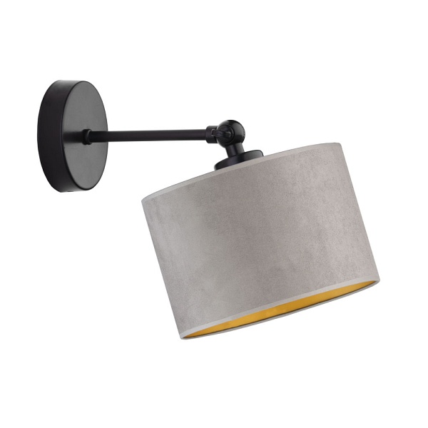 Lampka ścienna na wysięgniku HAMILTON GOLD  Lysne