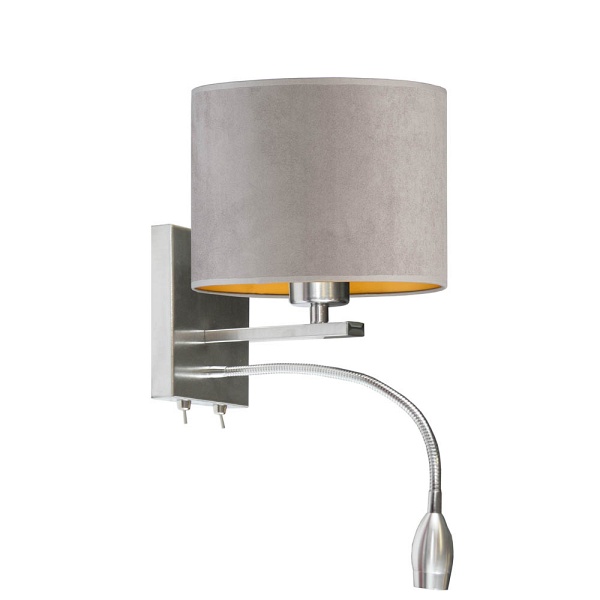 Lampka Stylowa  ścienna nad łóżko SENEGAL VELUR  Lysne