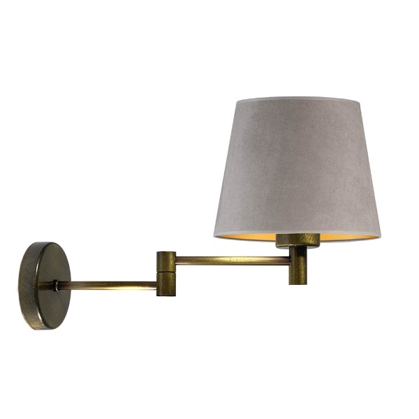 Lampka Regulowana  do czytania LUGO VELUR  Lysne