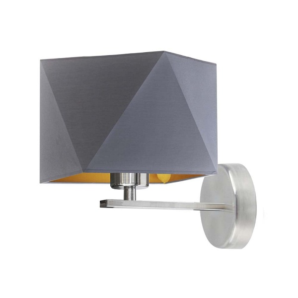 Lampa ścienna z włącznikiem ORLANDO GOLD  Lysne