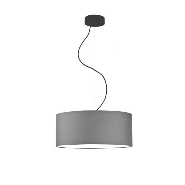 Żyrandol HAJFA fi - 40 cm - kolor szary stalowy  Lysne