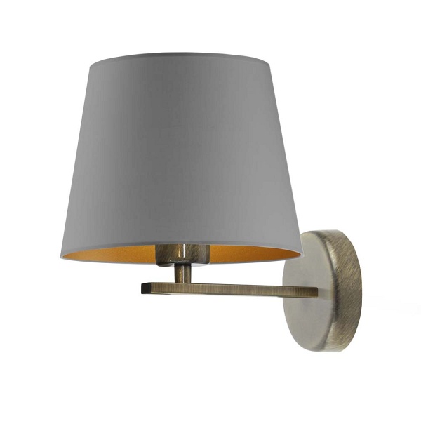 Kinkiet do pokoju na ścianę PUNA GOLD  Lysne