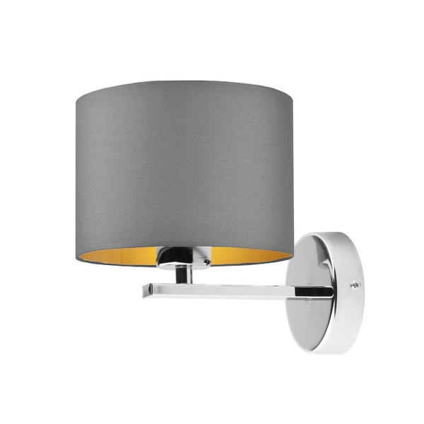 Nowoczesna oprawa ścienna do sypialni MEDELIN GOLD  Lysne