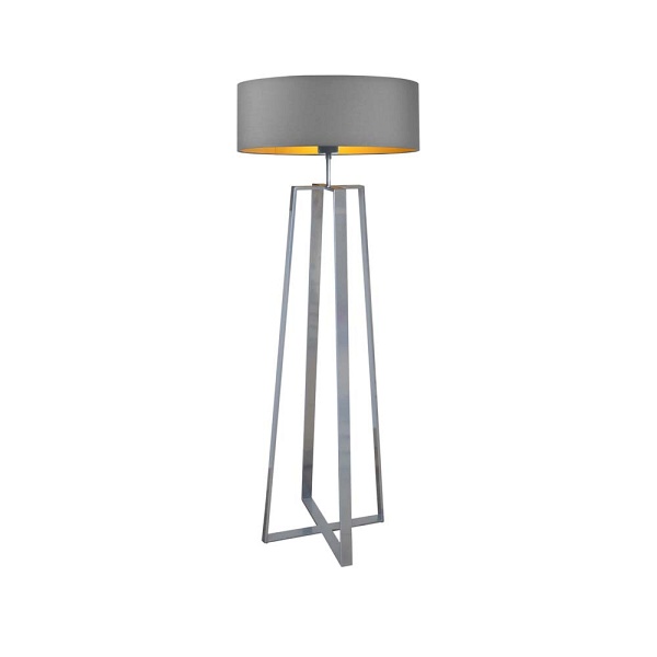 Lampa Nowoczesna  podłogowa do sypialni MOSS GOLD  Lysne