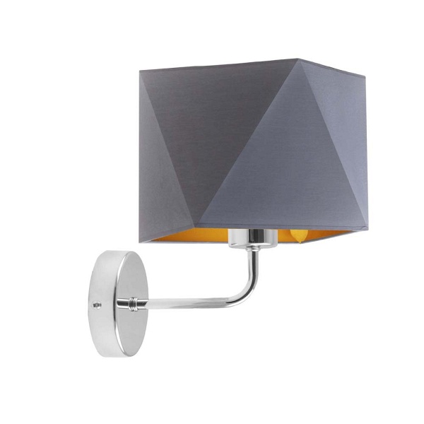 Oprawa ścienna do salonu TURYN GOLD  Lysne