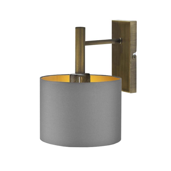 Kinkiet do sypialni nad łóżko AKRA GOLD  Lysne