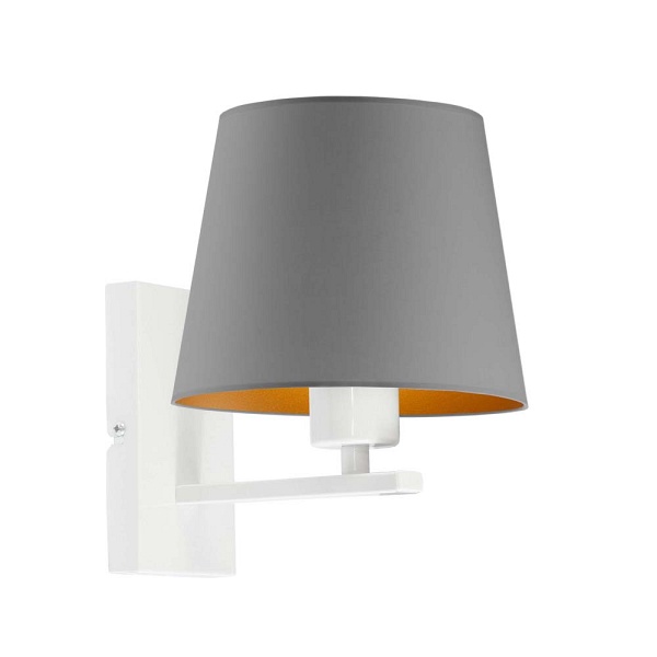 Nowoczesna oprawa ścienna do sypialni HVAR GOLD  Lysne